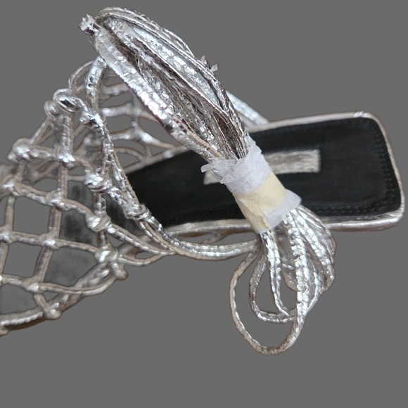 ASOS Women's Silver Strappy Sandals New Size 7 - Picture 7 of 7